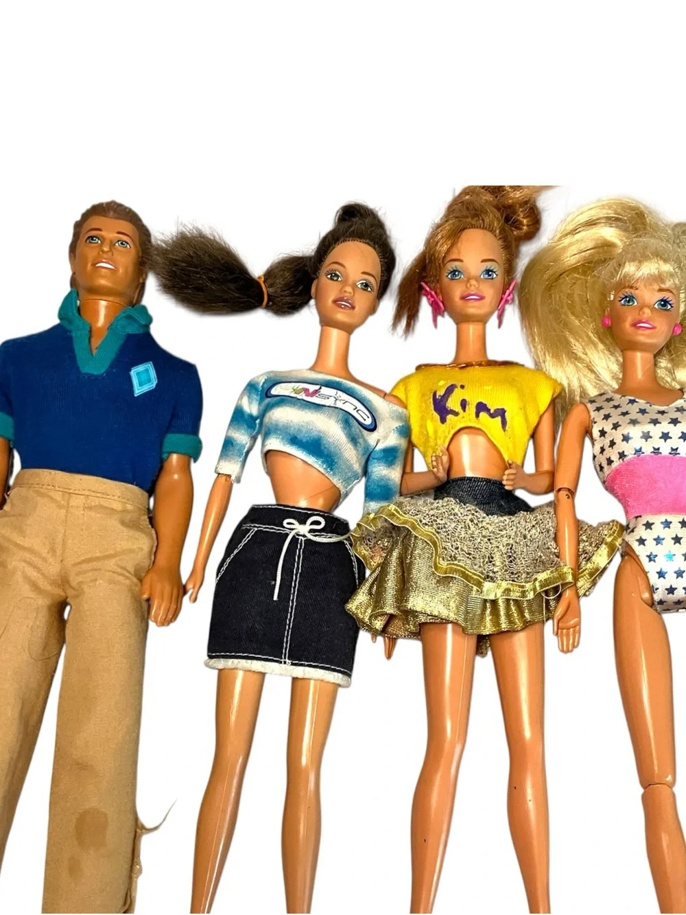 Vintage Barbie Ken Doll Lot 90s Y2K Mattel Nsync Outfits As Is